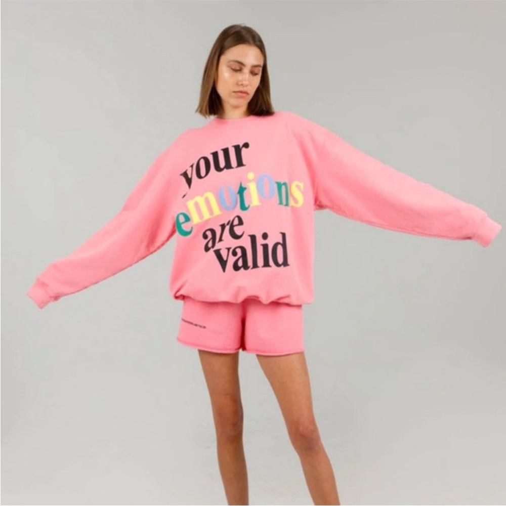 Mayfair Group “your emotions are valid” sweatshirt